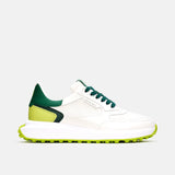 Duca Del Cosma Davanti 2 Spikeless Golf Shoes - SAMPLE - White / Green Sheen