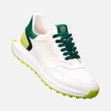 Duca Del Cosma Davanti 2 Spikeless Golf Shoes - SAMPLE - White / Green Sheen