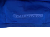 Oscar Jacobson Longton 1/4 Zip Waffle Tech Fleece Pullover - Electric Blue