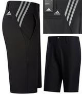 Adidas Golf Ultimate 365 3 Stripe Golf Shorts - Black