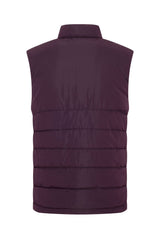 Reflo Flint Reversible Golf Gilet - Maroon / Rock Grey