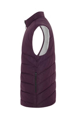 Reflo Flint Reversible Golf Gilet - Maroon / Rock Grey