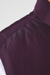 Reflo Flint Reversible Golf Gilet - Maroon / Rock Grey