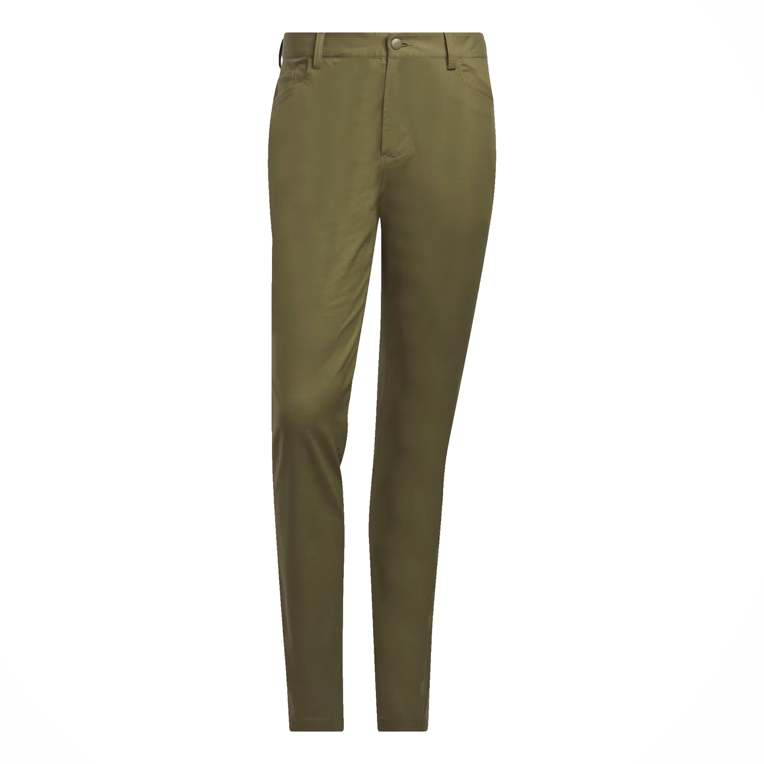 Adidas Golf Go-To 5 Pocket Tapered Golf Trousers - Olive Strata