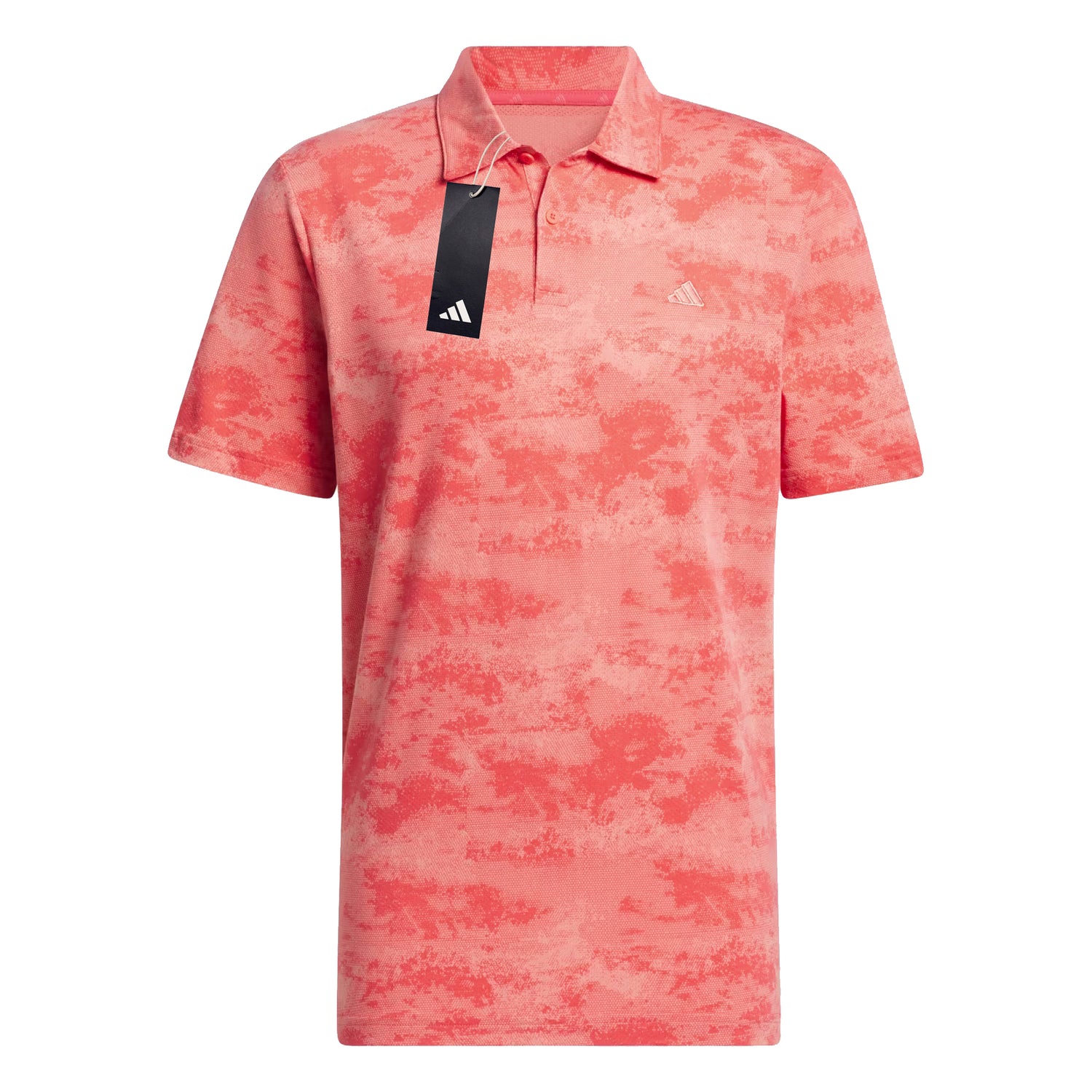Adidas Go To Mesh Burst Print Golf Polo Shirt