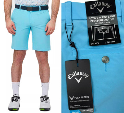 Callaway Chev II Performance Golf Shorts - Blue Grotto