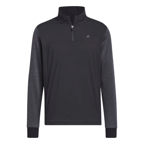 Adidas Go-To 1/4 Zip Golf Pullover - Black