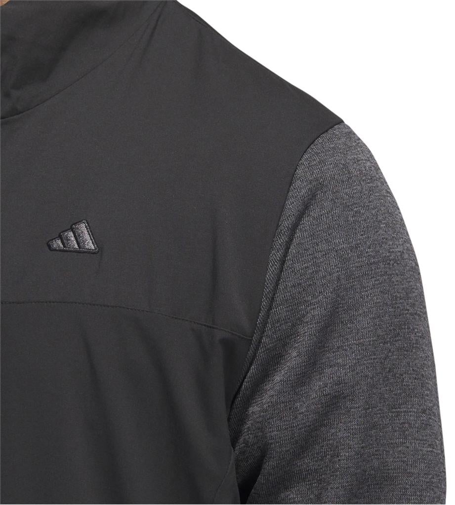Adidas Go-To 1/4 Zip Golf Pullover - Black
