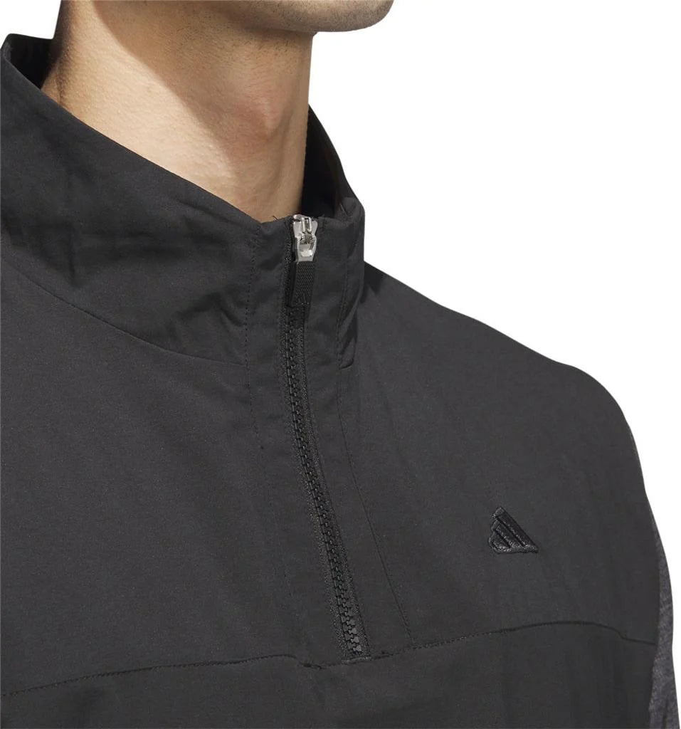 Adidas Go-To 1/4 Zip Golf Pullover - Black