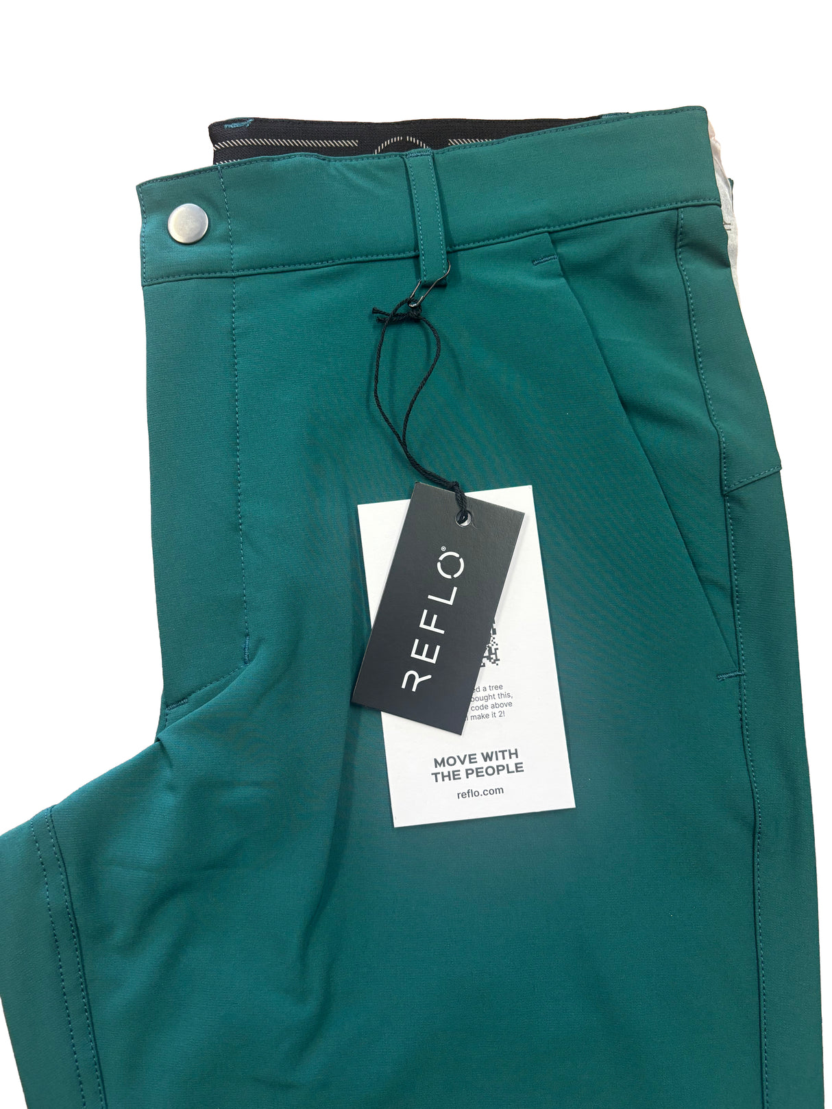 Reflo Sindra 2.0 Performance Stretch Tapered Golf Trousers - Warm Green