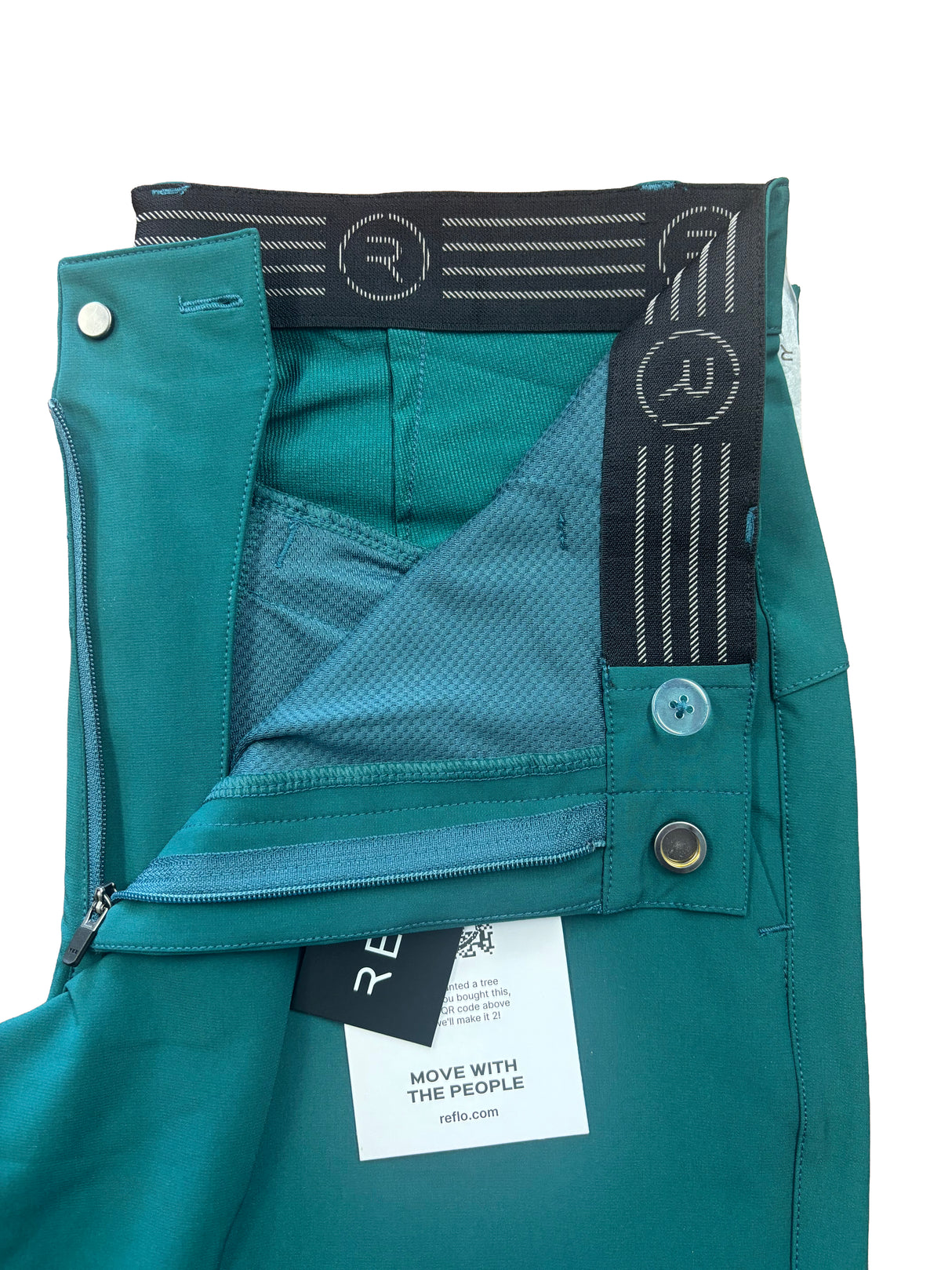Reflo Sindra 2.0 Performance Stretch Tapered Golf Trousers - Warm Green