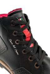 Duca Del Delago 2.0 Spikeless Winter Golf Boots Shoes - SAMPLE - Black / Red