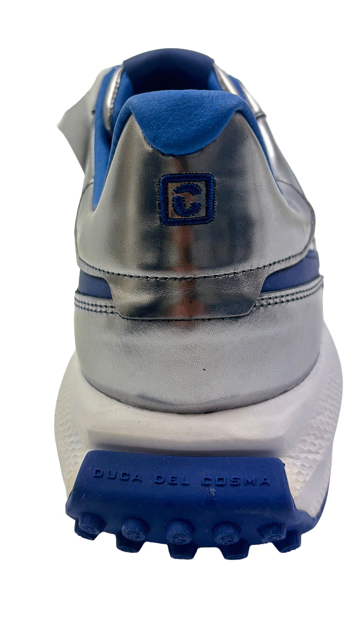 Duca Del Cosma Davanti Spikeless Golf Shoes - SAMPLE - Silver Mirror