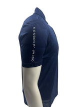 Oscar Jacobson Fairmile Tour Tech Vent Camo Golf Polo Shirt - Navy