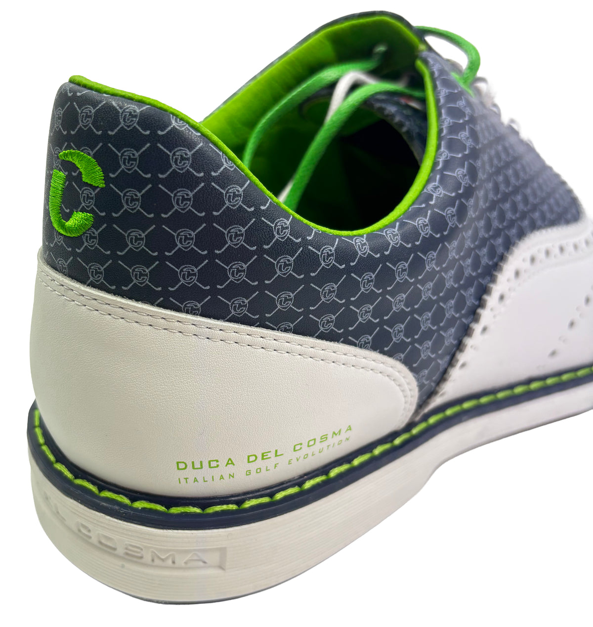 Duca Del Cosma Dandy Leggero Golf Shoes - SAMPLE - White / Navy