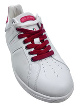 Duca Del Cosma Tesino Spikeless Golf Shoes - SAMPLE - White / Red