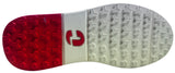 Duca Del Cosma Tesino Spikeless Golf Shoes - SAMPLE - White / Red
