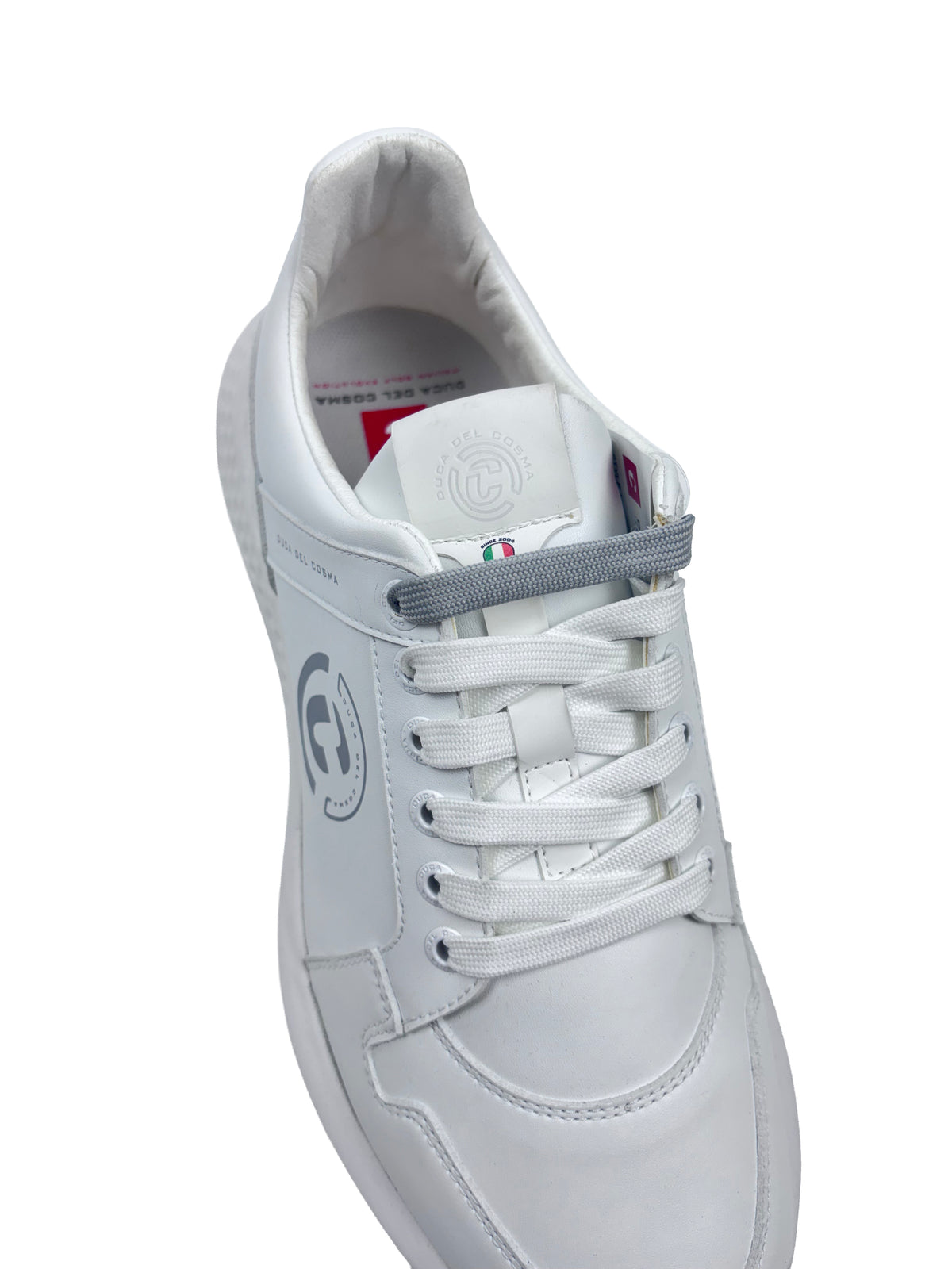 Duca Del Cosma Novara Spikeless Golf Shoes - SAMPLE - White / Grey