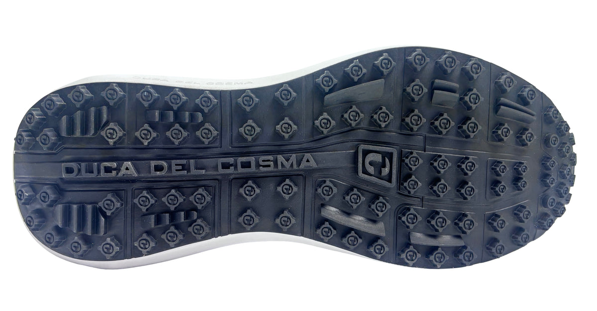Duca Del Cosma Novara Spikeless Golf Shoes - SAMPLE - White / Black / Black