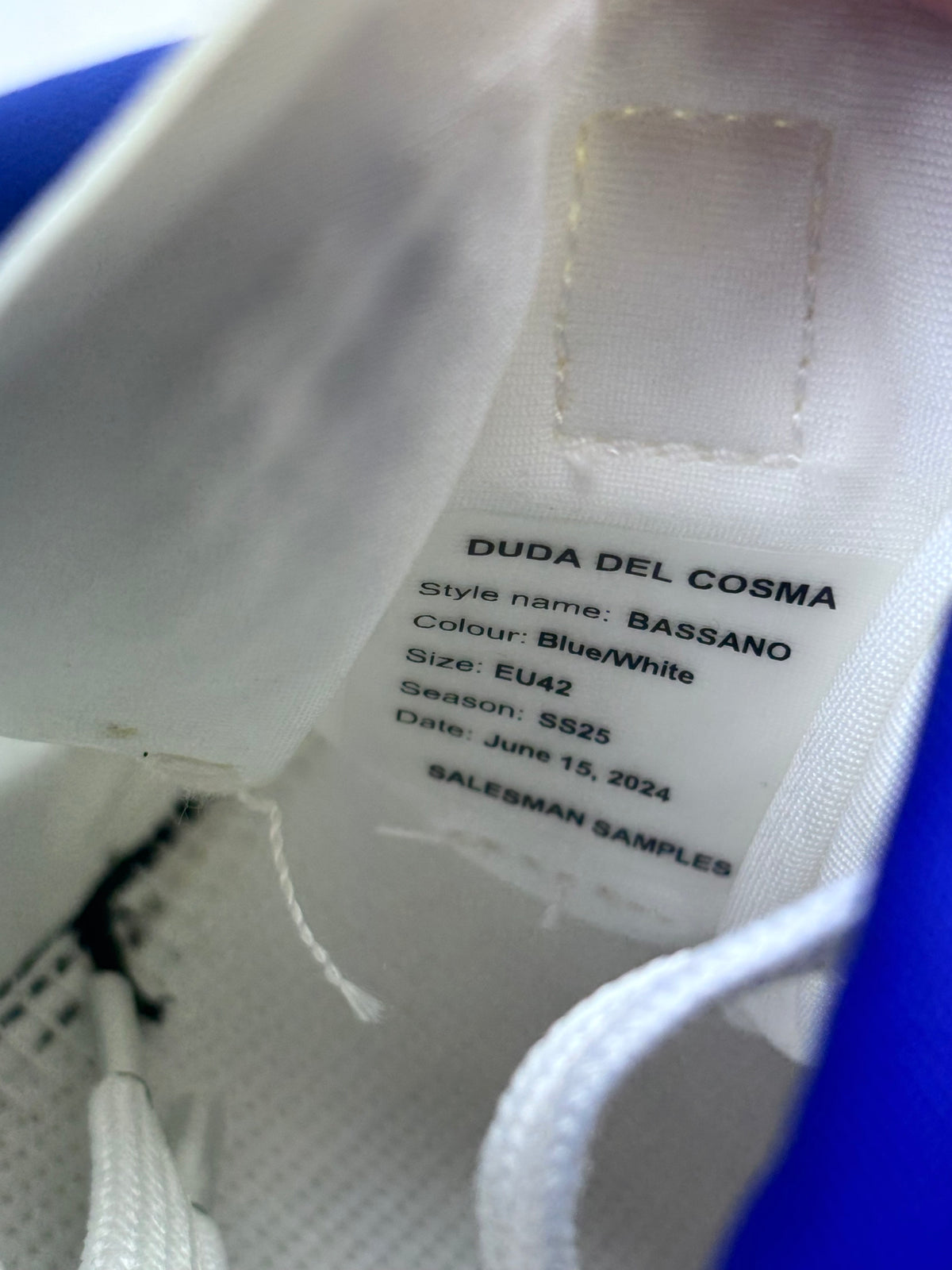Duca Del Cosma Bossano Spikeless Summer Golf Shoes - SAMPLE - NO INSOLES - Purple