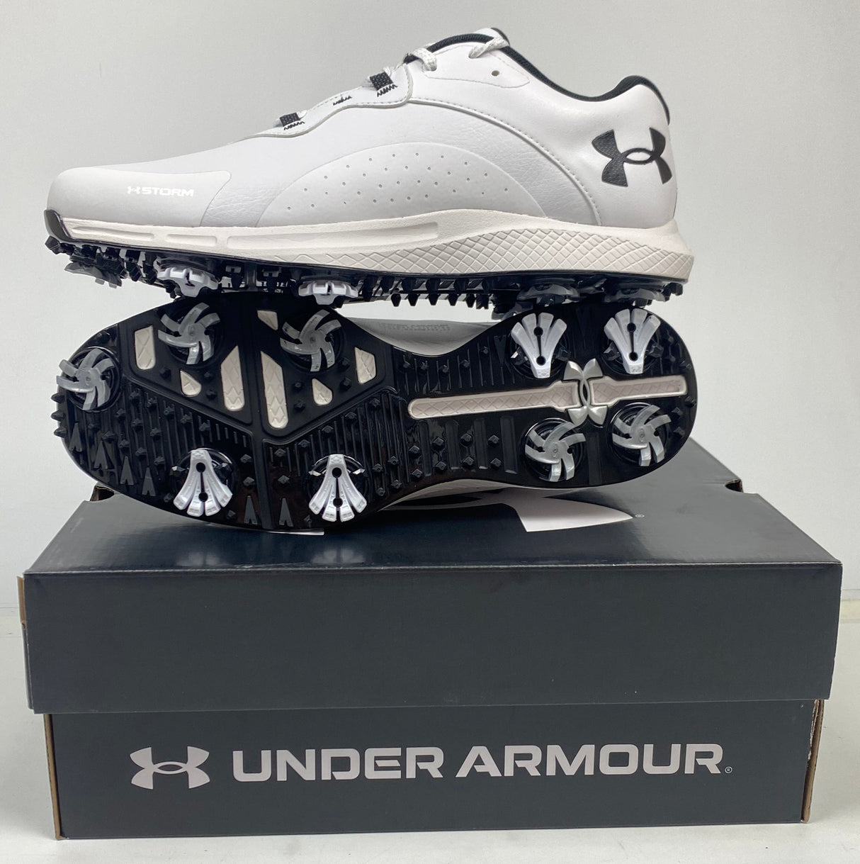 Under Armour Charged Draw 2 Spiked Golf Shoes – WIDE FIT