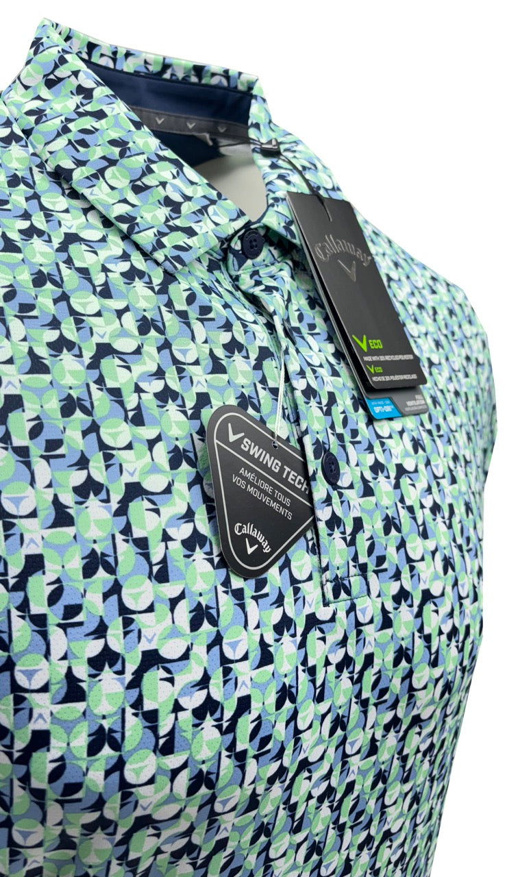 Callaway Golf Abstract Ball Graphic Print Shirt