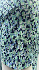 Callaway Golf Abstract Ball Graphic Print Shirt