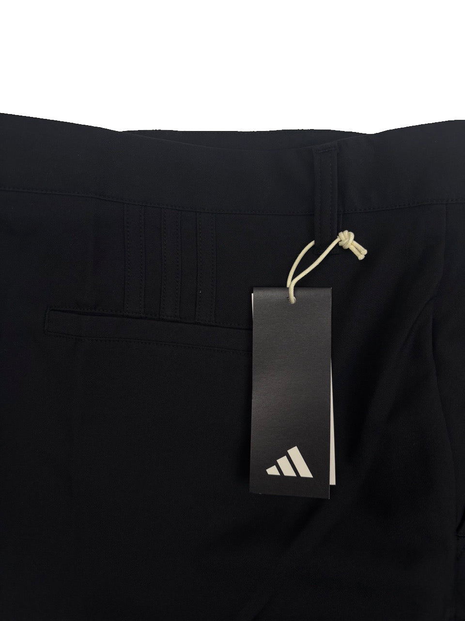 Adidas Adi Advantage Tonal 3 Stripe Golf Shorts - Black