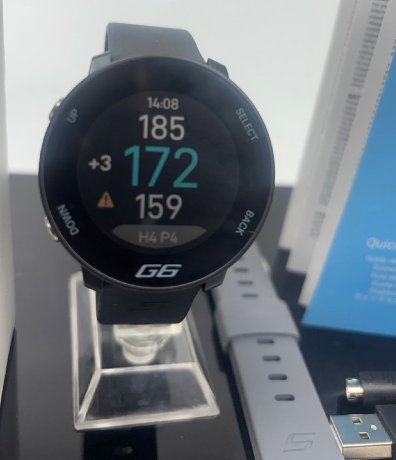 Used Once - Shot Scope G6 GPS Golf Watch - Full Hole Maps
