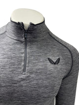 Castore Seamless Performance Golf 1/4 Zip - Charcoal Marl
