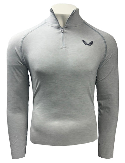 Castore Seamless Performance Golf 1/4 Zip - Mist Marl