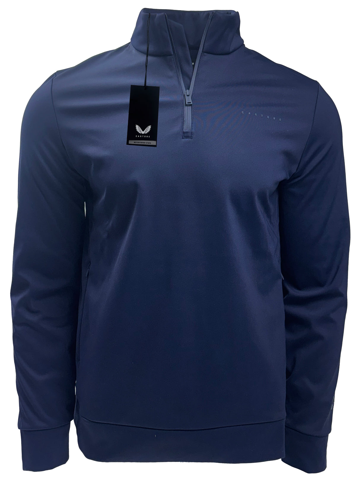 Castore Garcia Premium Performance Golf 1/4 Zip Soft Shell - Midnight Navy