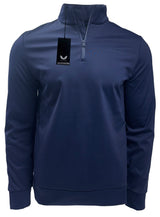 Castore Garcia Premium Performance Golf 1/4 Zip Soft Shell - Midnight Navy