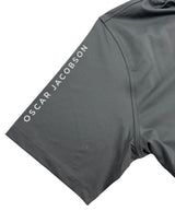 Oscar Jacobson Bullock Tech Golf Polo Shirt - Pewter Grey