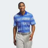 Adidas Go-To Printed Polo Shirt - Royal Blue