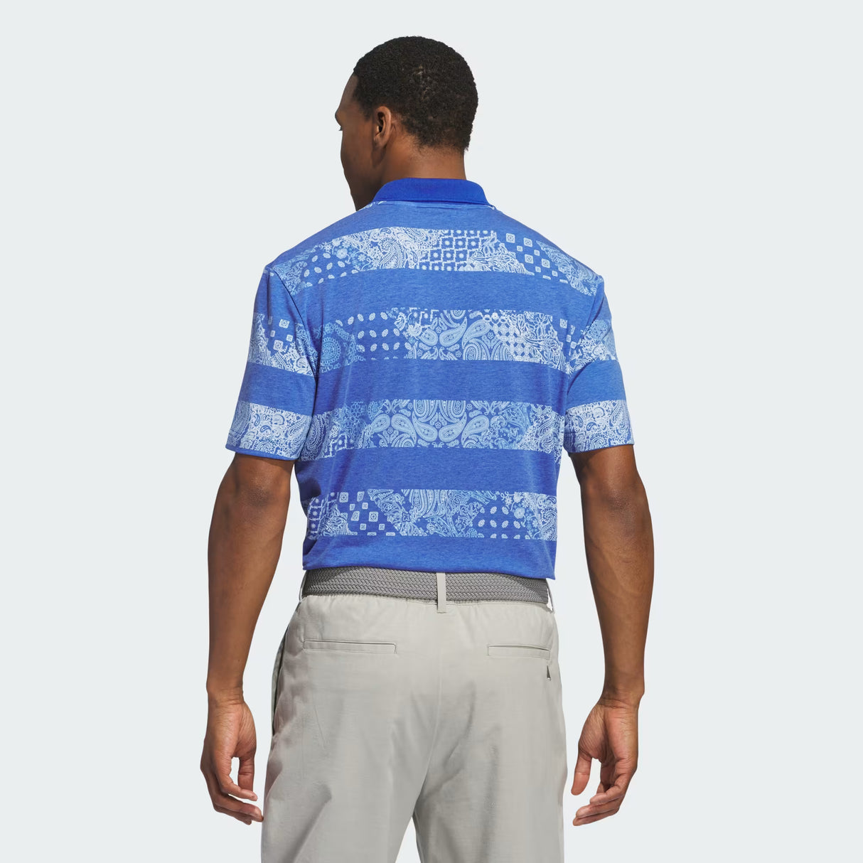Adidas Go-To Printed Polo Shirt - Royal Blue