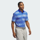 Adidas Go-To Printed Polo Shirt - Royal Blue