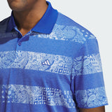 Adidas Go-To Printed Polo Shirt - Royal Blue