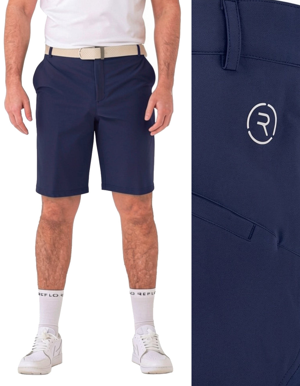 Reflo Icarian 2.0 Performance Tech Golf Shorts - True Navy