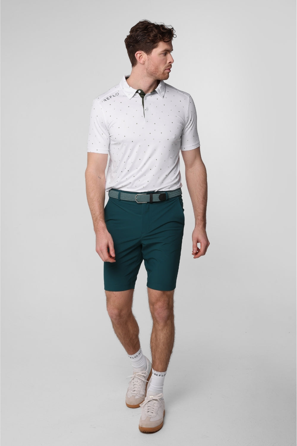 Reflo Icarian 2.0 Performance Tech Golf Shorts - Warm Green