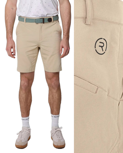 Reflo Icarian 2.0 Performance Tech Golf Shorts - Sand