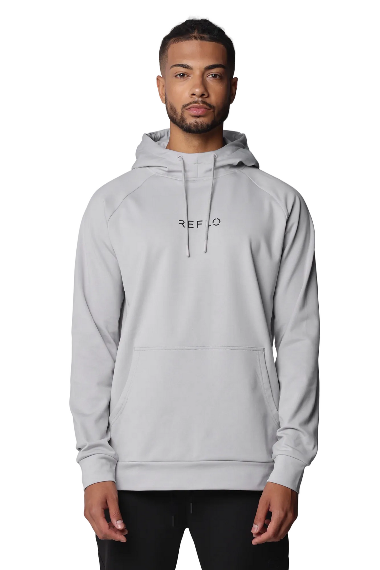 Reflo Lapter Recycled Performance Golf Hoodie - Rock Grey