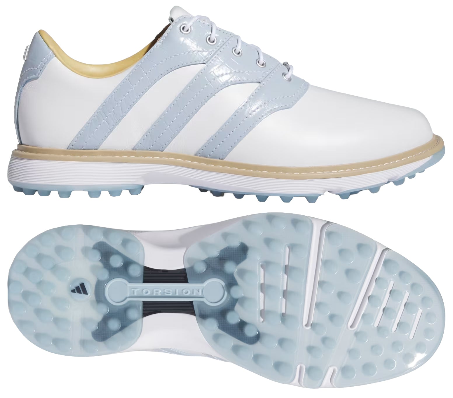 良*S様 今だけ値下げ adidas Golf MC Z-TRAXION 25. Adidas MC Z-Traxion Premium Spikeless Golf Shoes - White / Blue