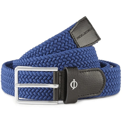Oscar Jacobson Maxwell Braided Golf Belt - Teal