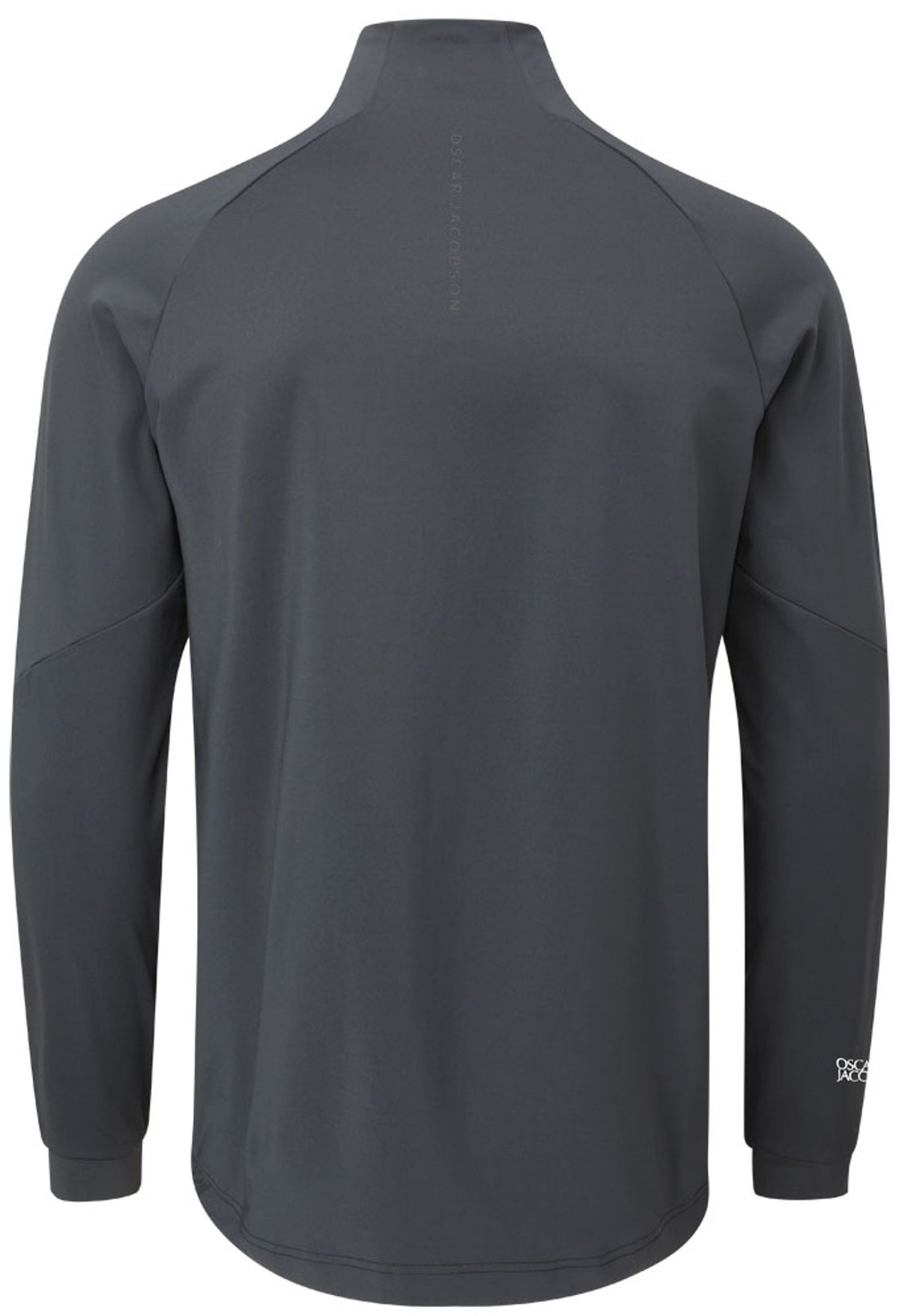 Oscar Jacobson Lexington Tour Heathered 1/4 Zip Pullover - Black