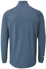 Oscar Jacobson Lexington Tour Heathered 1/4 Zip Pullover - China Blue