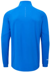 Oscar Jacobson Lexington Tour Heathered 1/4 Zip Pullover - Electric Blue