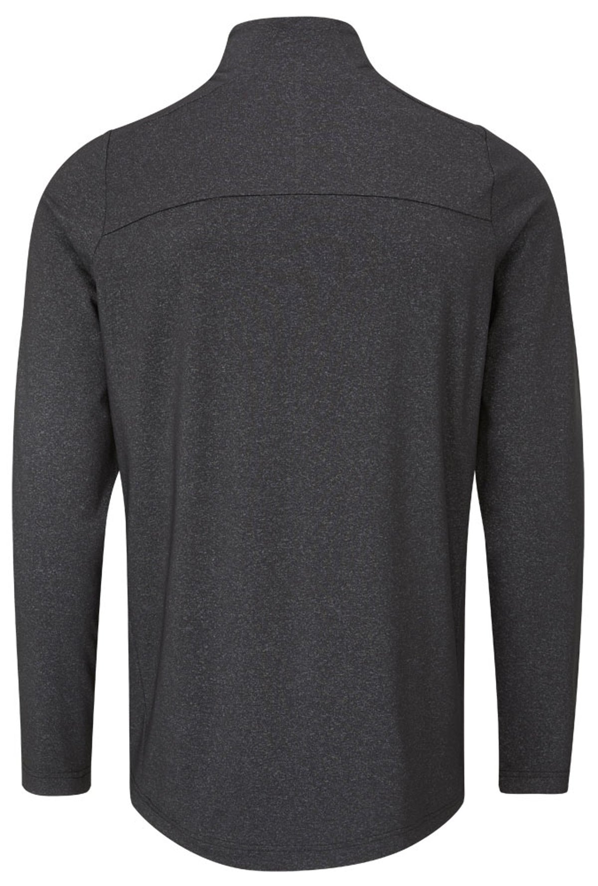 Oscar Jacobson Lawton Tour Marl 1/4 Zip Pullover - Black Marl