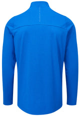 Oscar Jacobson Lawton Tour Marl 1/4 Zip Pullover - Electric Blue Marl