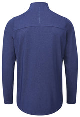 Oscar Jacobson Lawton Tour Marl 1/4 Zip Pullover - Navy Marl